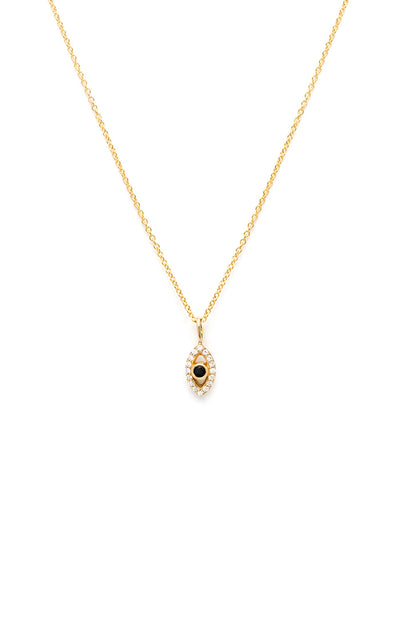 Evil Eye Sapphire Necklace - The Cross Decor & Design