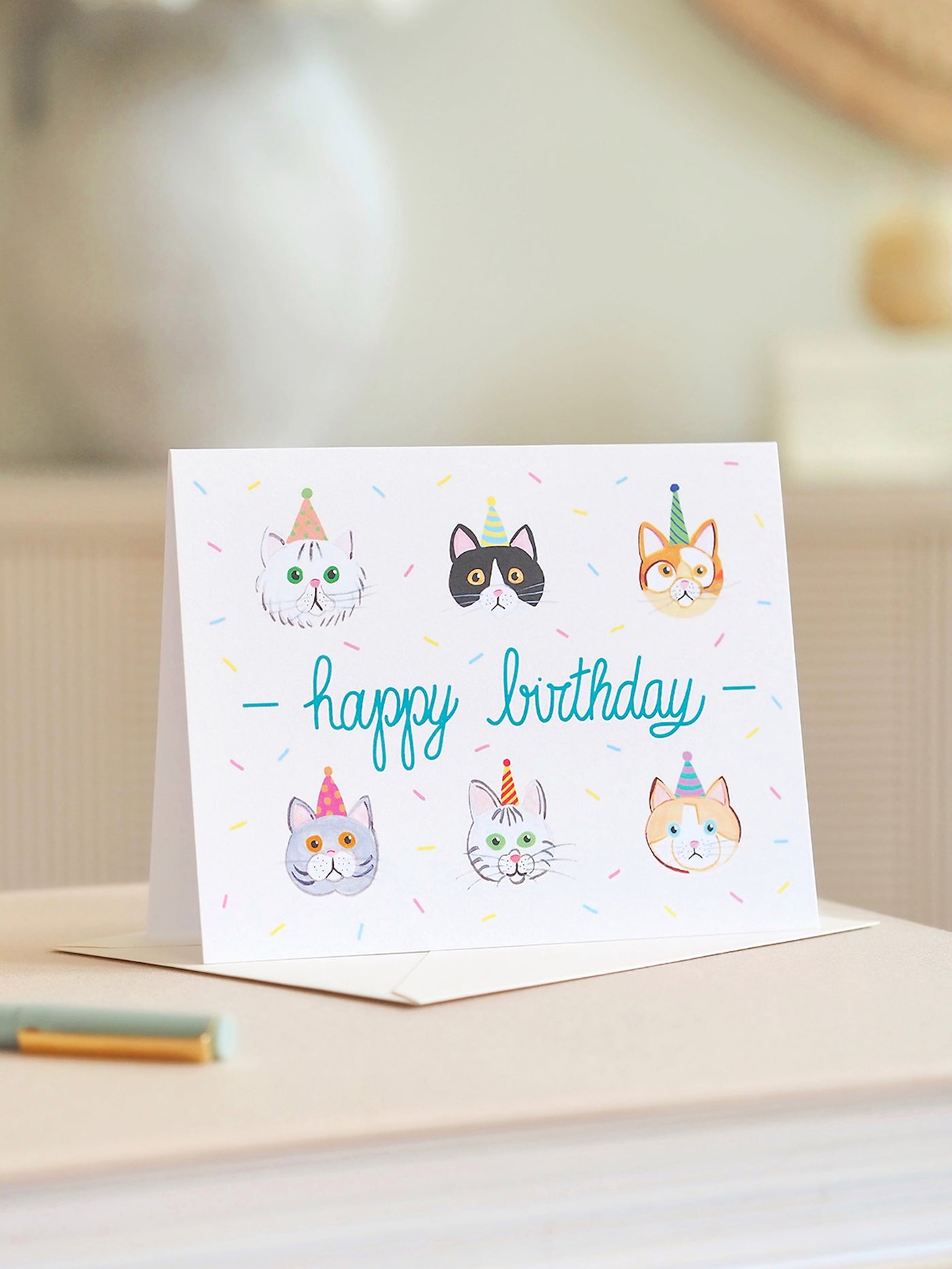 Birthday Cats Card - The Cross Decor & Design