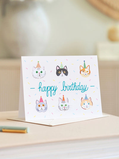 Birthday Cats Card - The Cross Decor & Design
