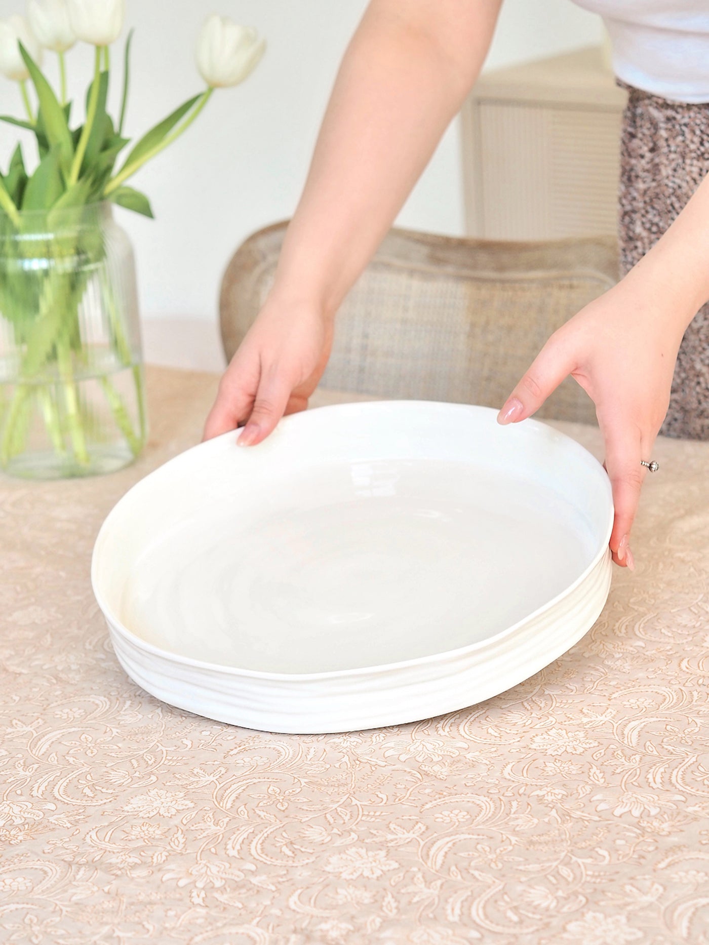 Le Blanc Round Platter