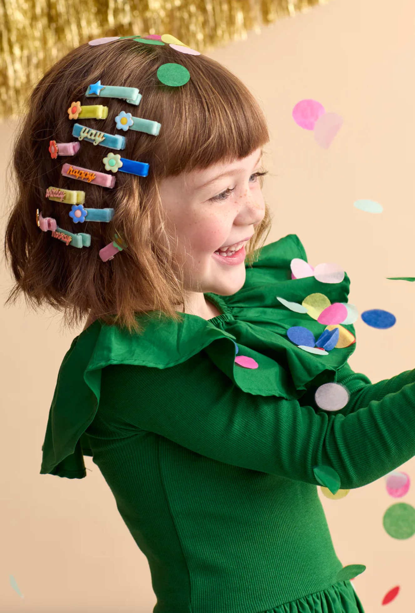 Happy Birthday Hair Clips - The Cross Decor & Design