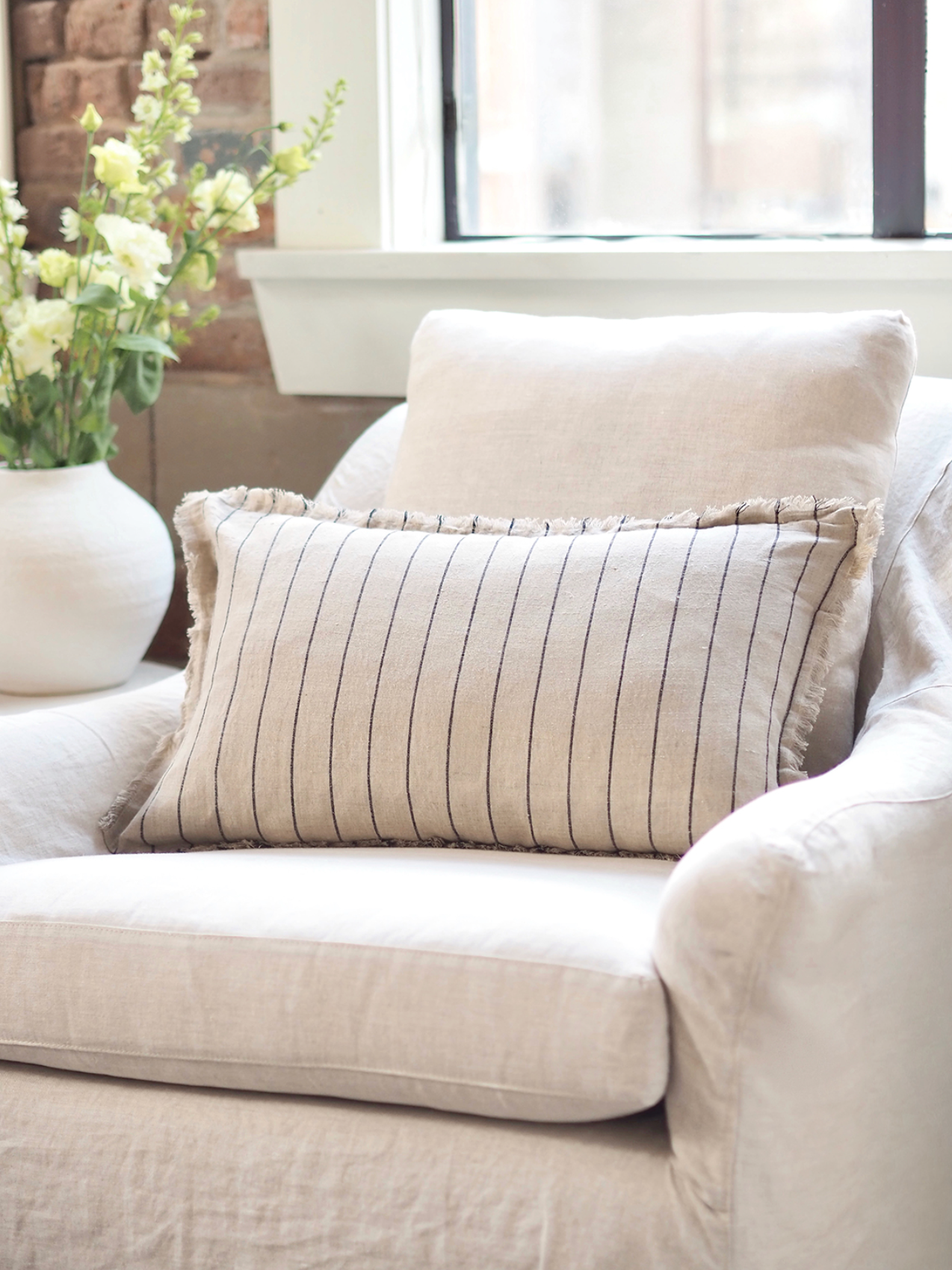 Henry Stripe Pillow | 16x24 - The Cross Decor & Design