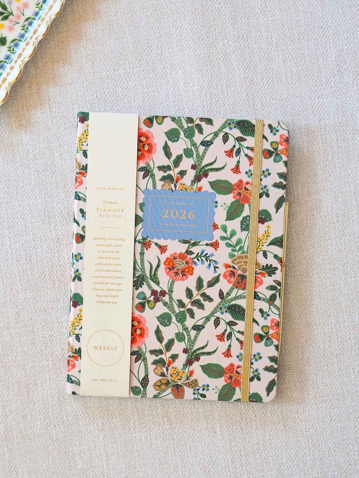2026 Gracie 12-Month Hardcover Planner - The Cross Decor & Design