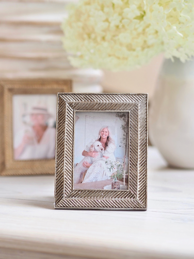 Yvette Silver Frames - The Cross Decor & Design
