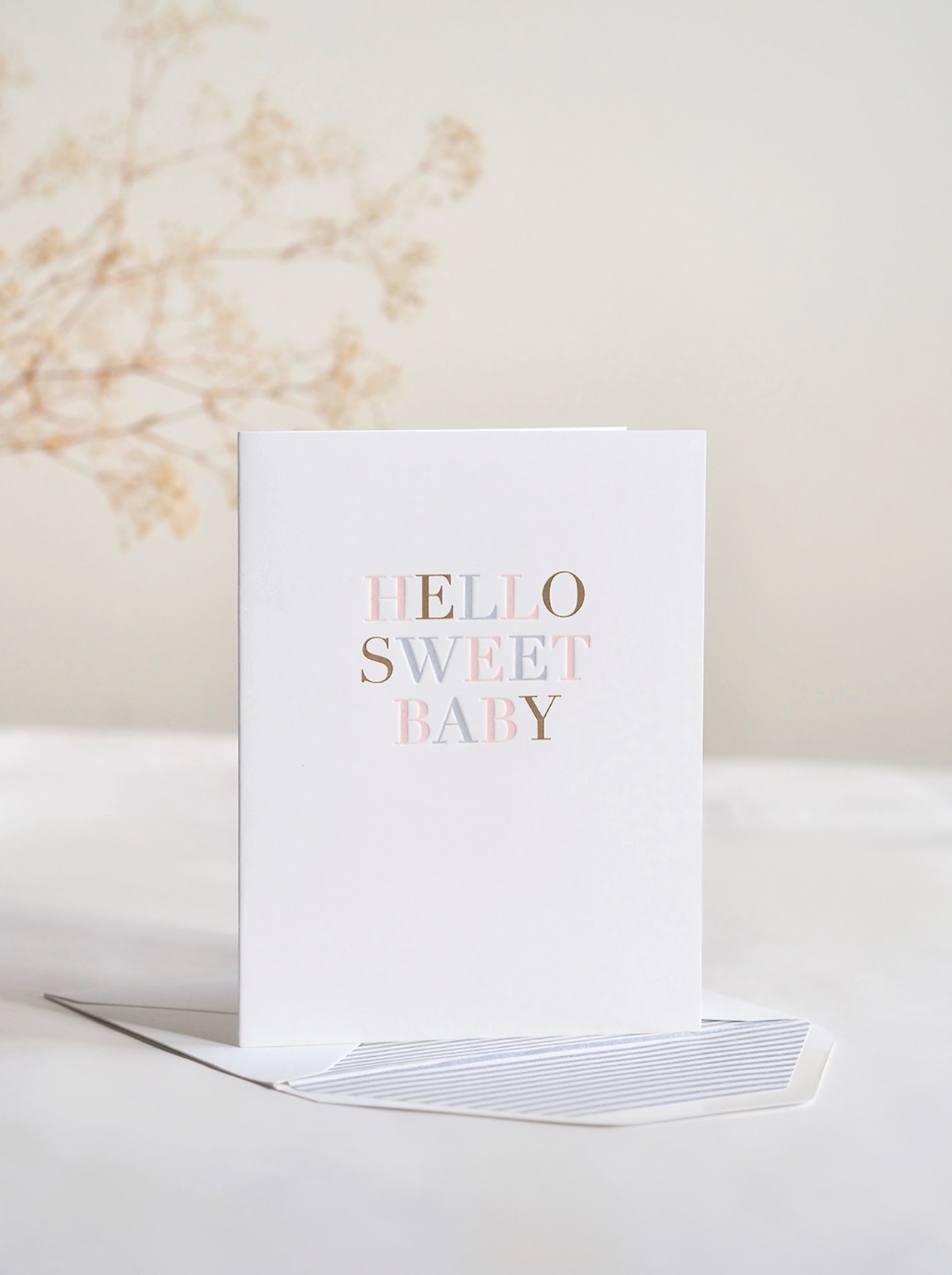 Hello Sweet Baby Card