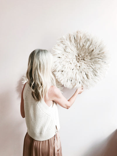 Bamileke Feather Hat - The Cross Decor & Design