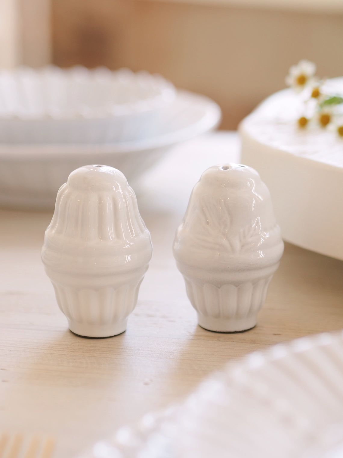 Incanto Salt & Pepper Set - The Cross Decor & Design
