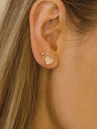 Diamond Delight Earrings | 14K Gold - The Cross Decor & Design
