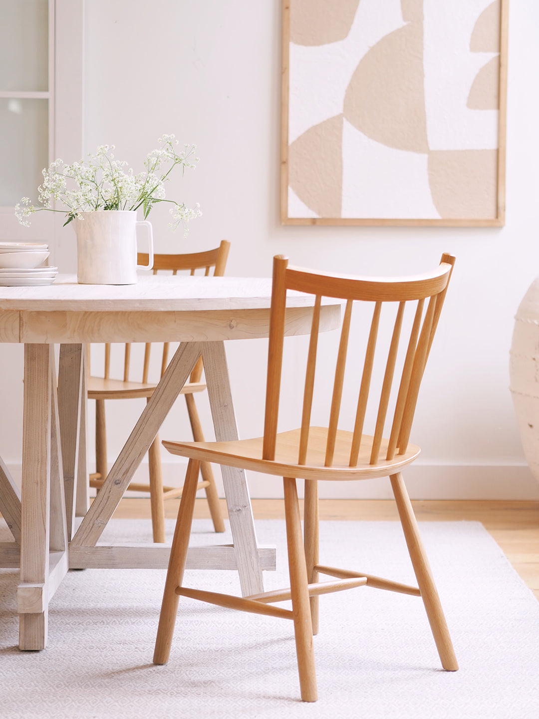 Ellewood Natural Dining Chair - The Cross Decor & Design