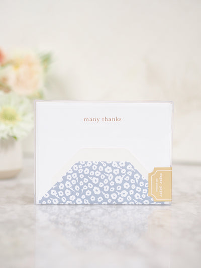 Many Thanks, Floral Note Set - The Cross Decor & Design