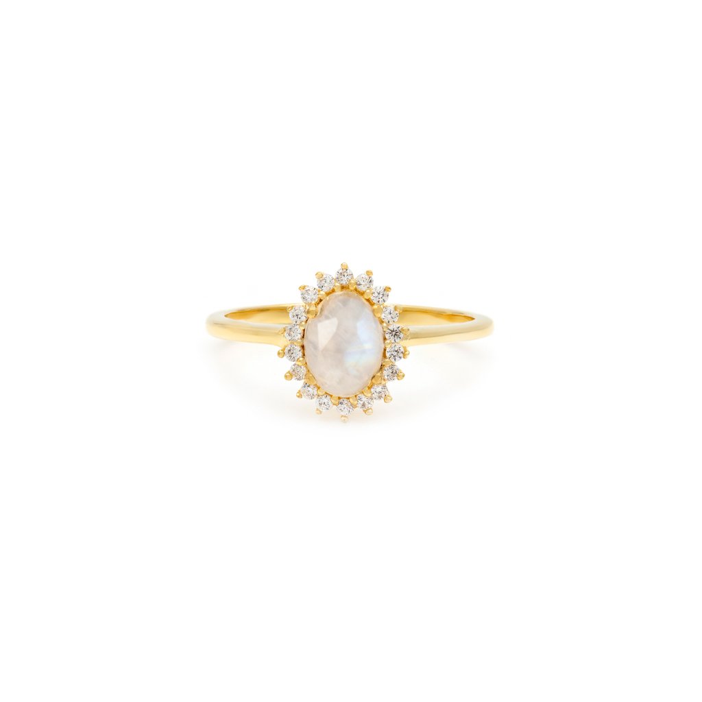 Mini Antiquity Ring | Moonstone