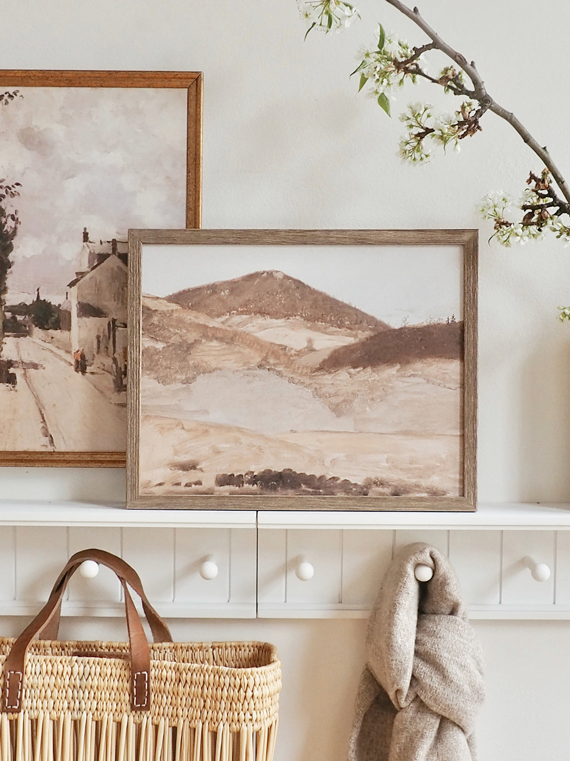 Desert Hills Framed Canvas Print | 11x14