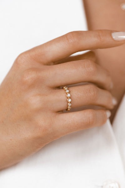 Diamond Bella Ring | 14k Gold - The Cross Decor & Design