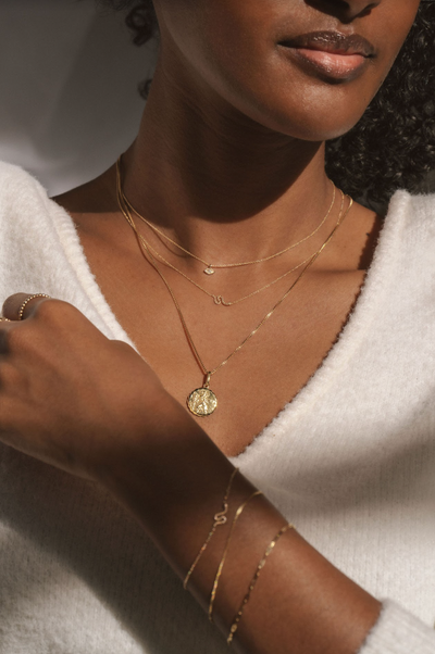 Visionary Eye Pendant Necklace | 14K Gold - The Cross Decor & Design