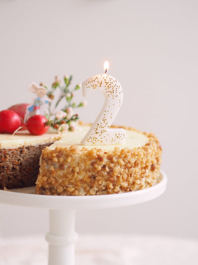 Number 2 Candle - The Cross Decor & Design