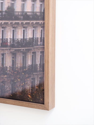 Paris Rooftops 1 Walnut Frame | 30"x45" - The Cross Decor & Design