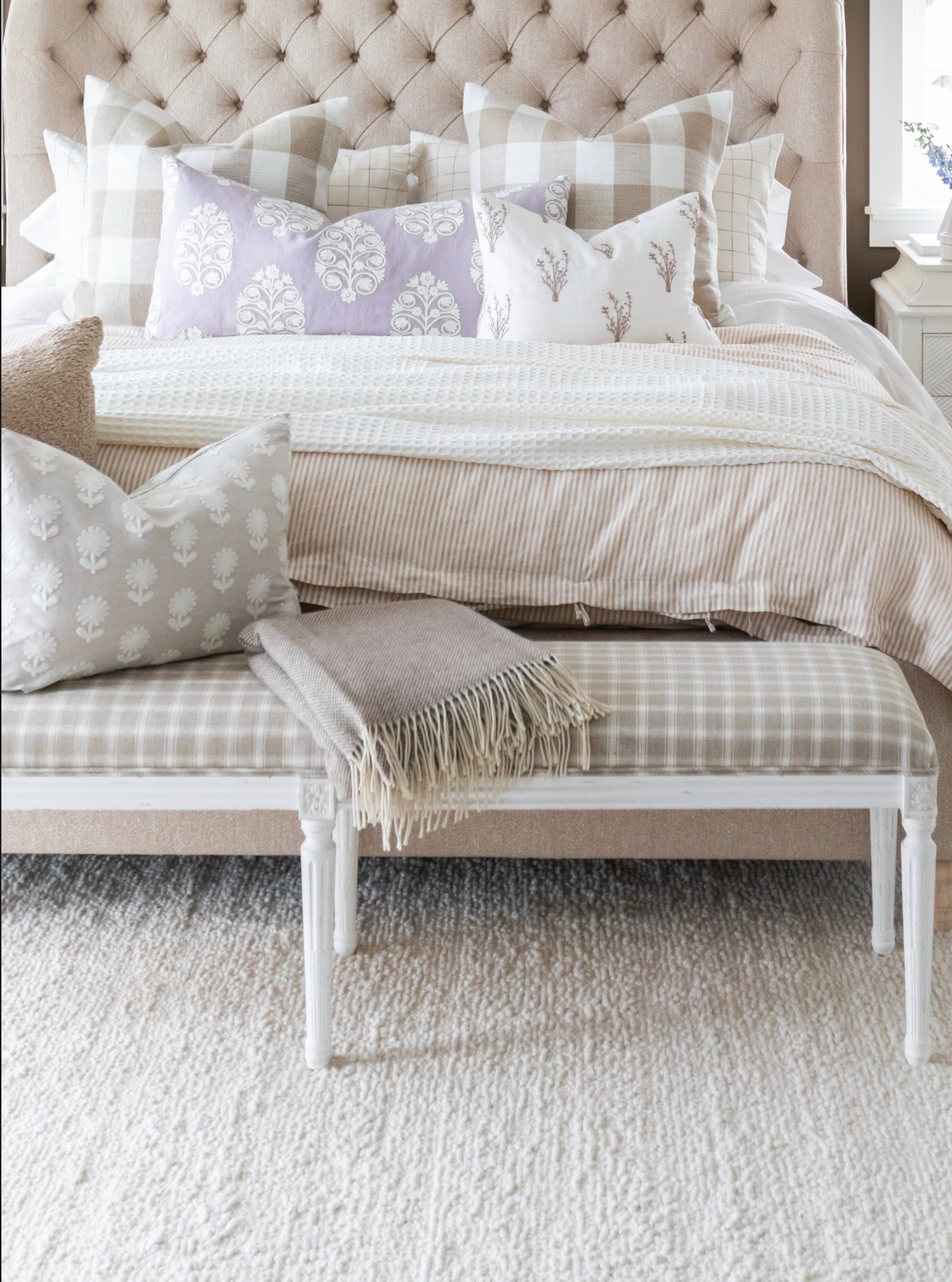 Zuma Cream Blanket - The Cross Decor & Design