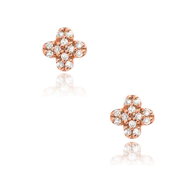Diamond Kismet Studs | 14K Gold - The Cross Decor & Design