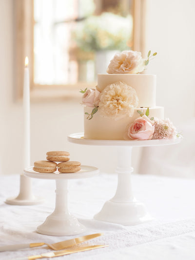 Milk White Cake Plates