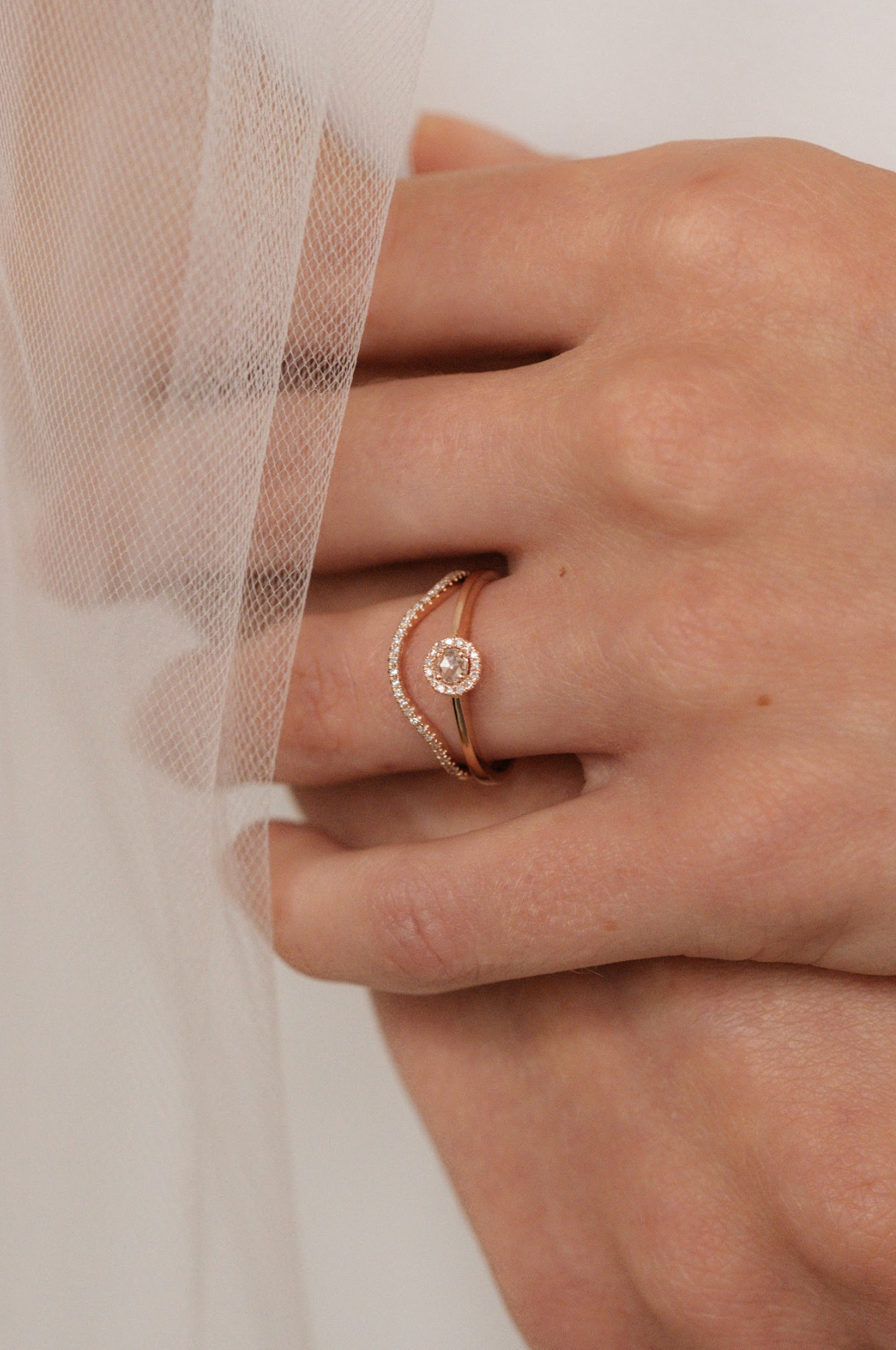 Diamond Charlotte Rosecut Ring | 14K Gold