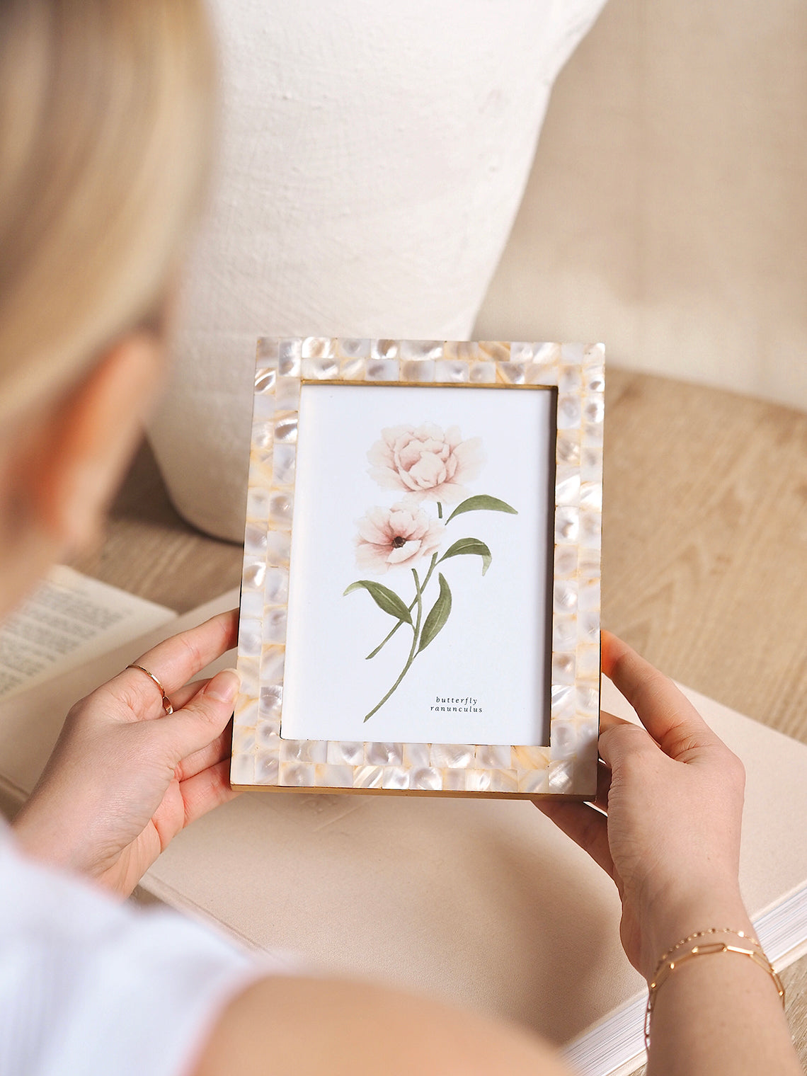 Mother of Pearl Photo Frame | 5x7