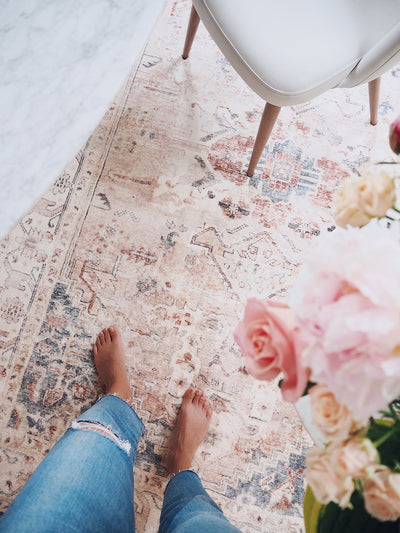 Rosette Rug | Clay & Ivory - The Cross Decor & Design