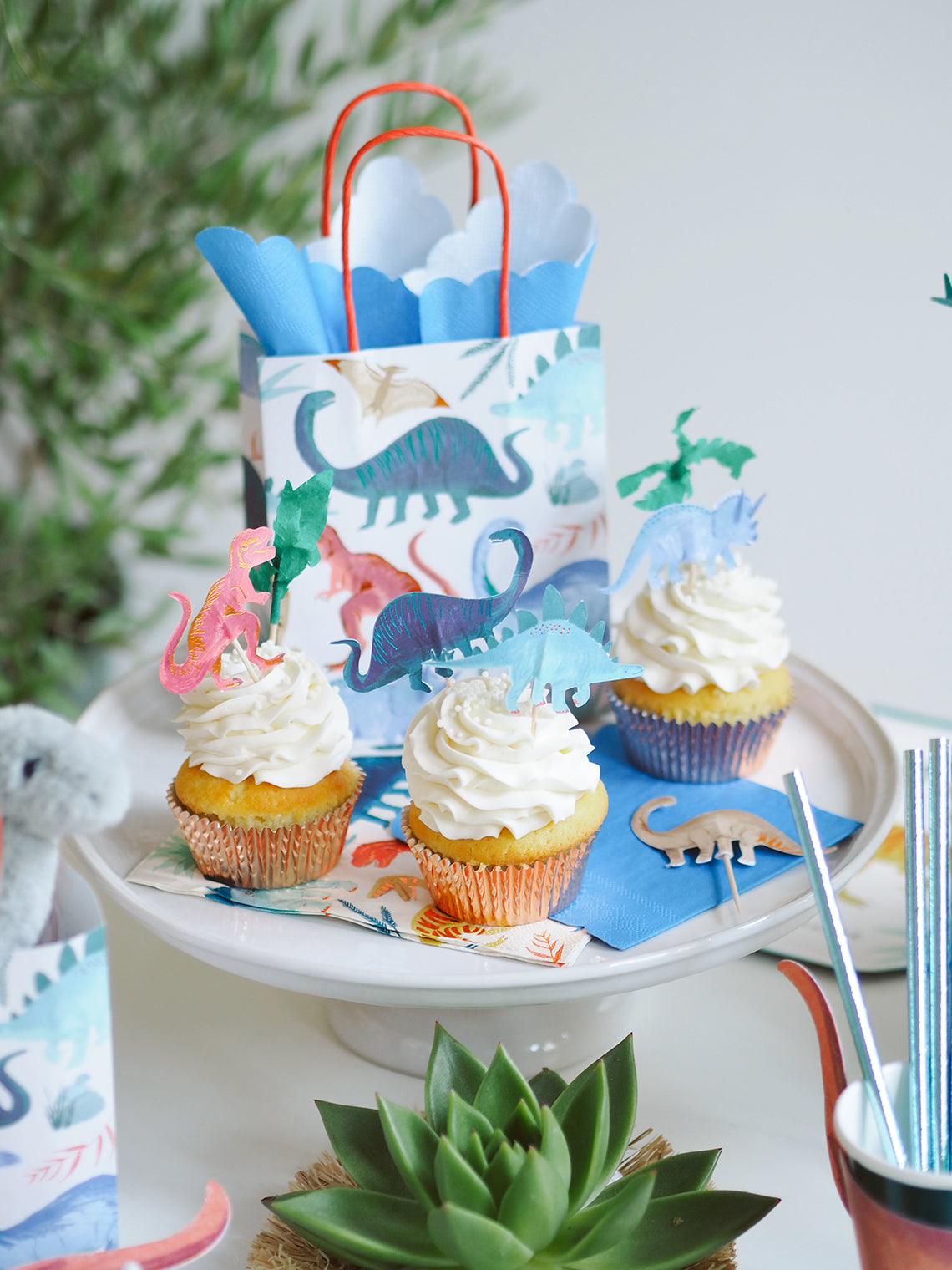 Dinosaur Kingdom Party Bags - The Cross Decor & Design