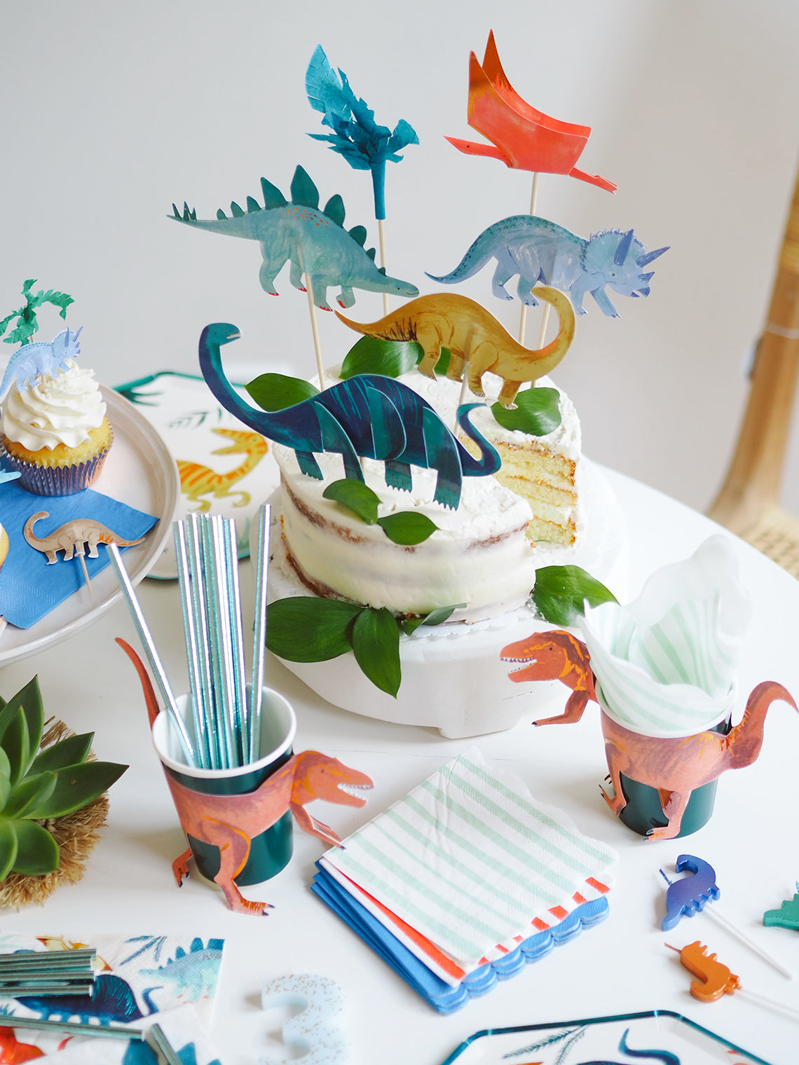 Dinosaur Kingdom Cake Toppers