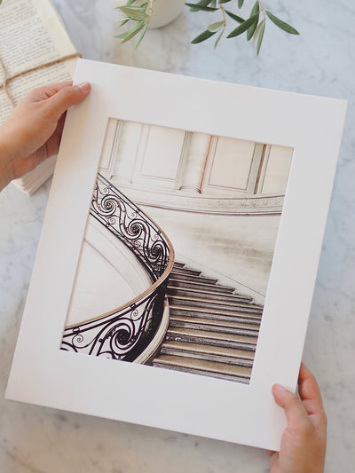 Marches Du Louvre Art Print | 8"x10" - The Cross Decor & Design