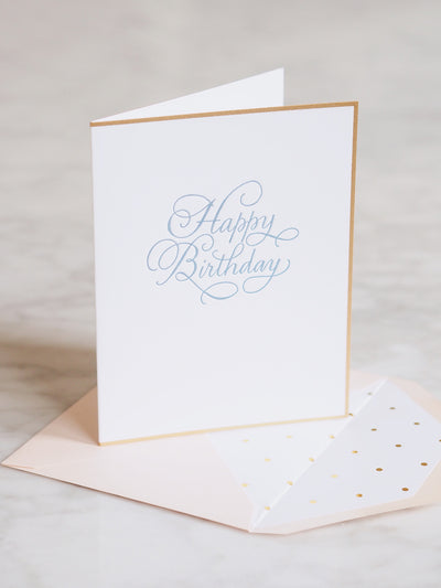 Traditional Happy Birthday Card