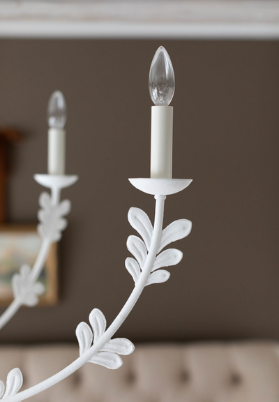 Florian White Chandelier | Large