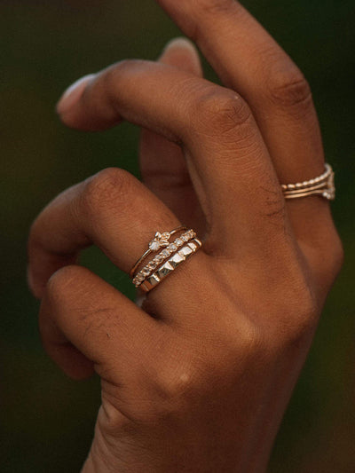 Honey Bee Ring | 14K Gold - The Cross Decor & Design