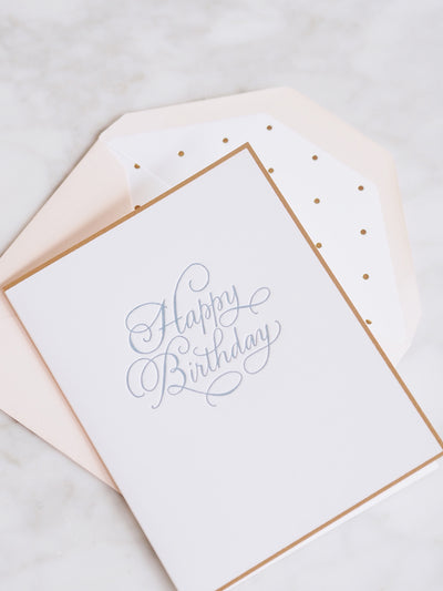 Traditional Happy Birthday Card - The Cross Decor & Design