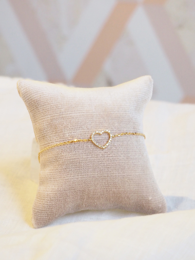 Diamond Cherish Bracelet | 14K Gold - The Cross Decor & Design