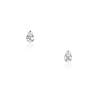 Diamond Hani Studs | 14K Gold - The Cross Decor & Design