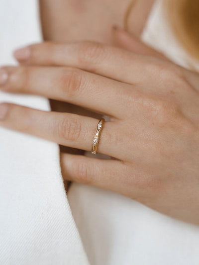 Amara Ring | 14k Gold - The Cross Decor & Design