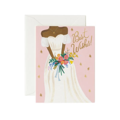 Beautiful Bride Rose Card