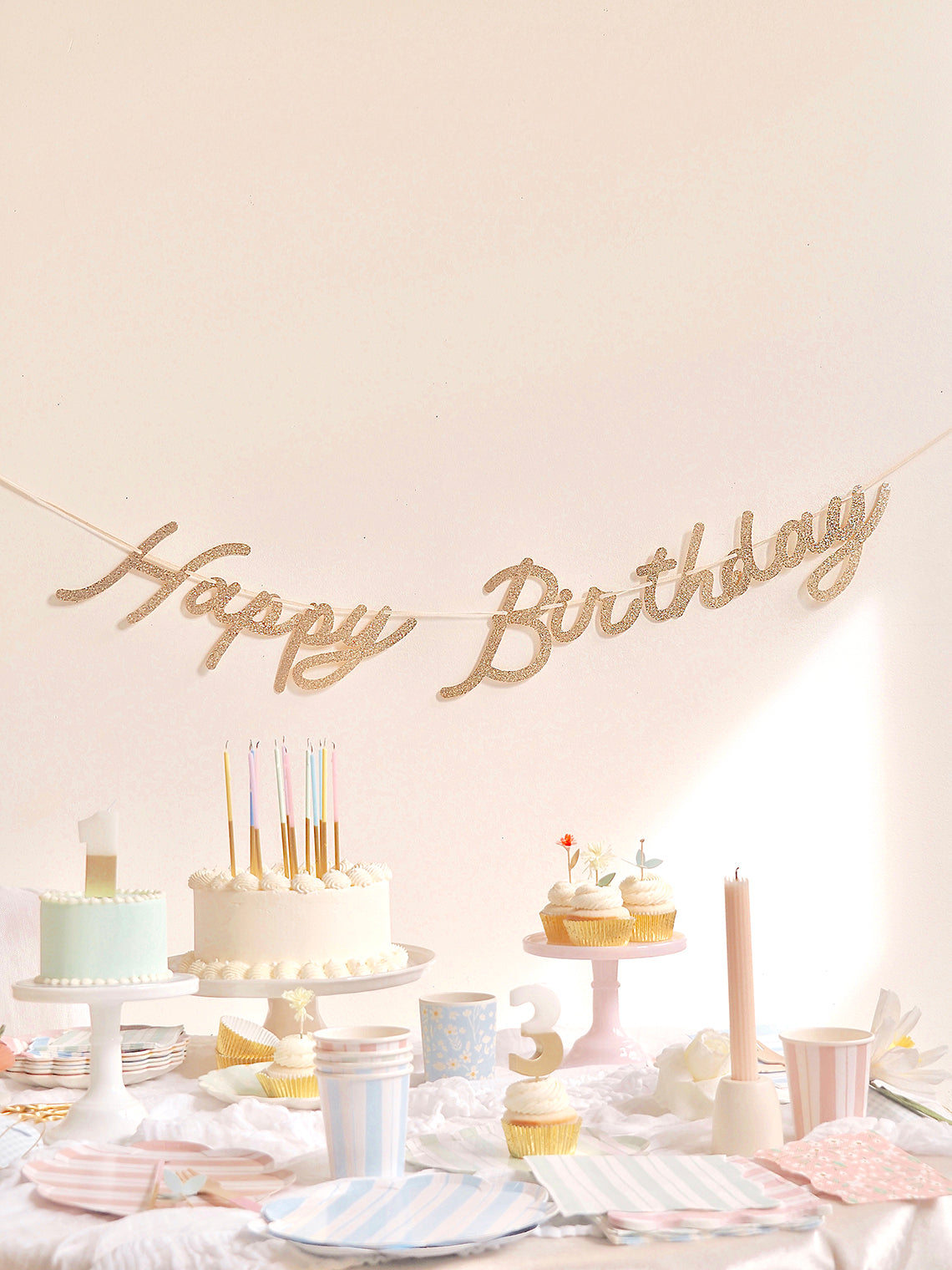 Ticking Stripe Party Cups - The Cross Decor & Design