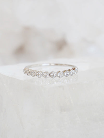 Diamond Gigi Ring | 14k Gold - The Cross Decor & Design