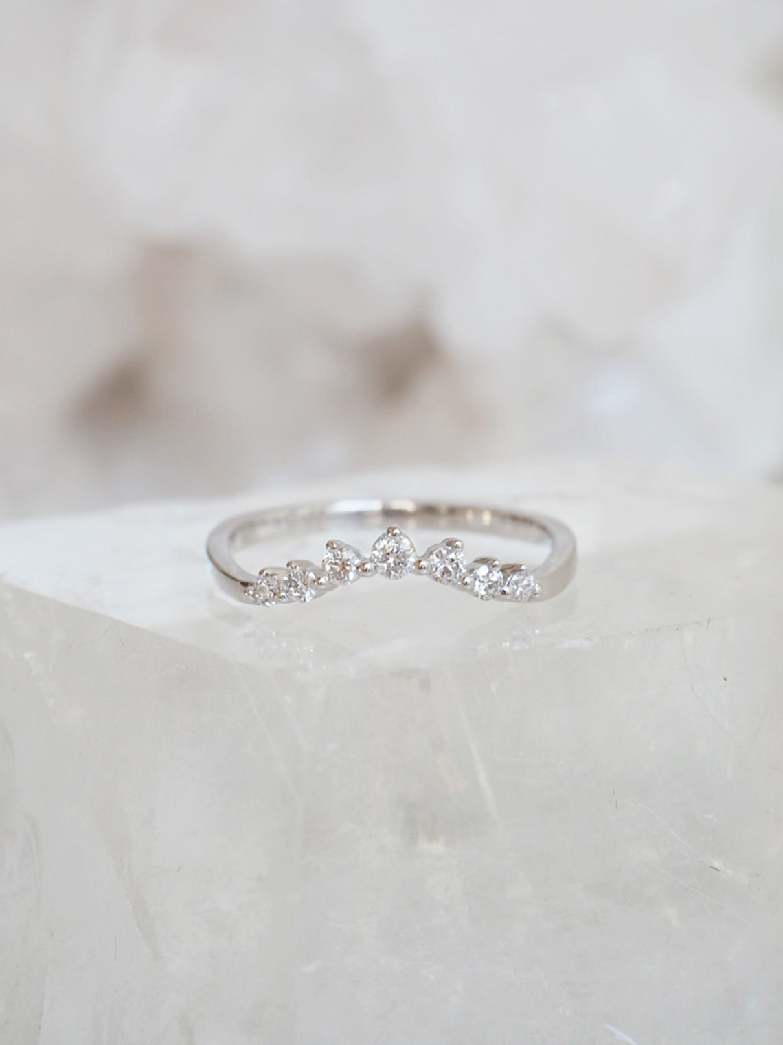 Diamond Jolie Ring | 14k Gold - The Cross Decor & Design
