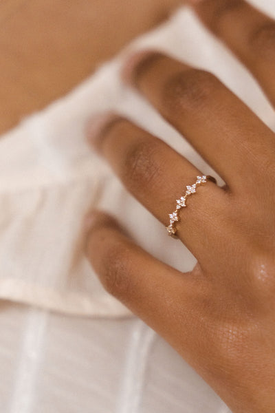 Stella Diamond Ring | 14k Gold - The Cross Decor & Design