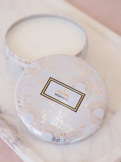 Mokara 3 Wick Tin Candle