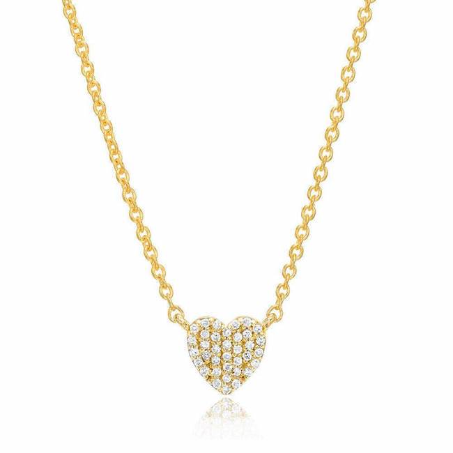 Diamond Delight Necklace | 14K Gold - The Cross Decor & Design