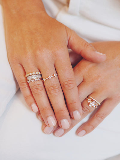 Diamond Gigi Ring | 14k Gold - The Cross Decor & Design