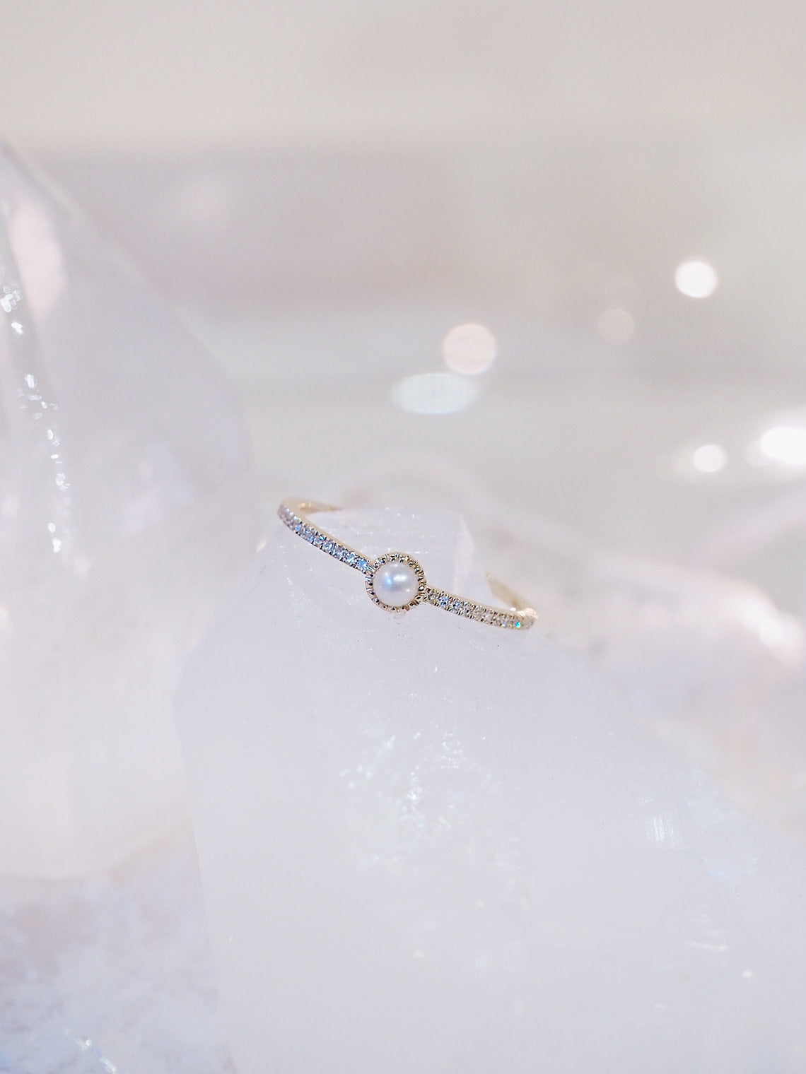 Leia Pearl Studs | 14K Gold - The Cross Decor & Design