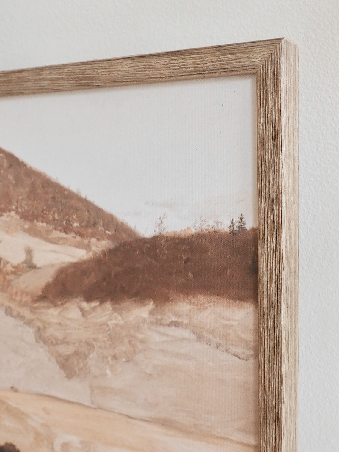 Desert Hills Framed Canvas Print | 11x14