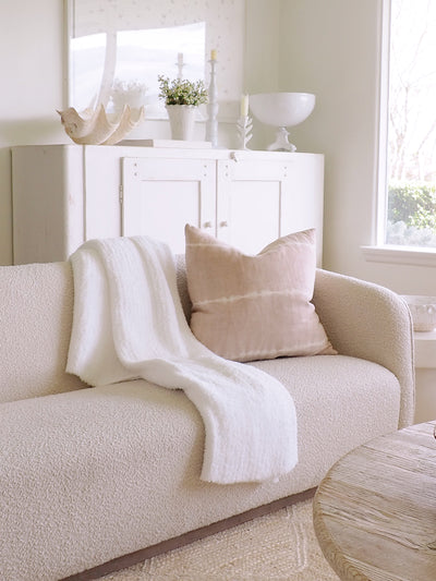 Cozy Chic White Throw - The Cross Decor & Design