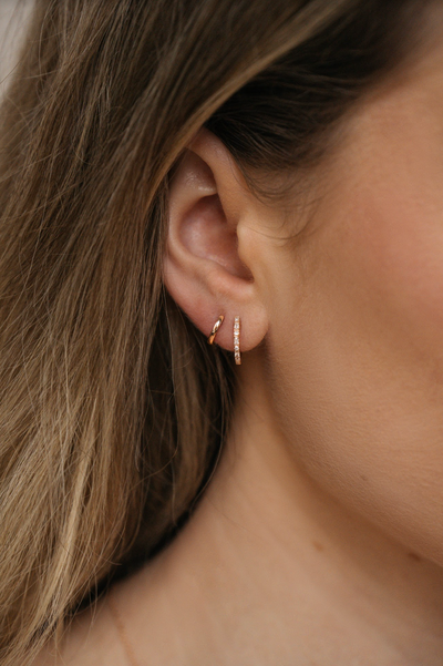 Sophia Huggies | 14K Gold - The Cross Decor & Design