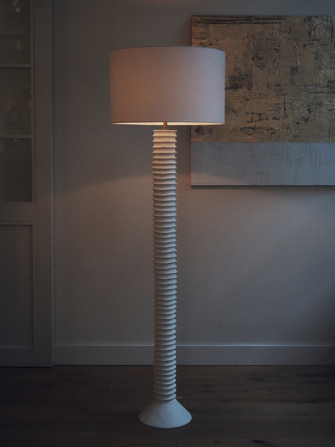Arista White Floor Lamp - The Cross Decor & Design