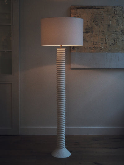 Arista White Floor Lamp - The Cross Decor & Design